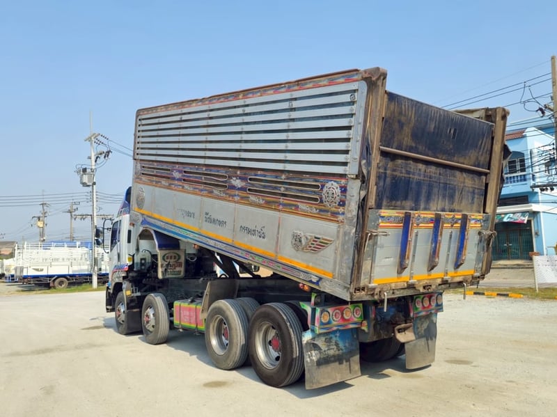 12 ล้อดั้มพ์เกษตร ISUZU FYH  360 แรงม้า ปี 2555 (0856)