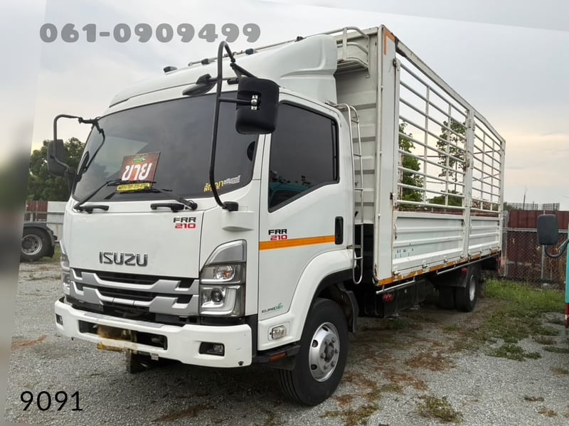 หกล้อกระบะคอก ISUZU FRR 210 แรง ปี 2566 (9091)