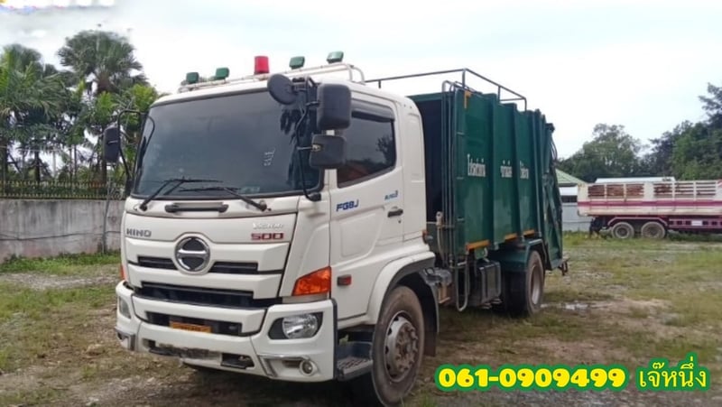 🔥ด่วน!! Vายตัด🔥 หกล้อบรรทุกขยะ HINO FG8J  240 แรงม้า ปี 2566 (4084)