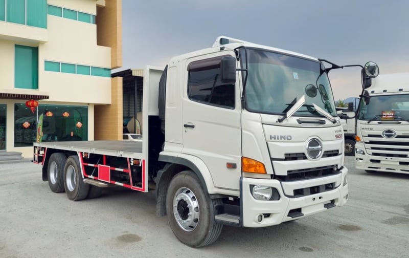 👉สิบล้อพื้นเรียบ HINO FL8J  260 แรงม้า ปี 2560 (1784)
