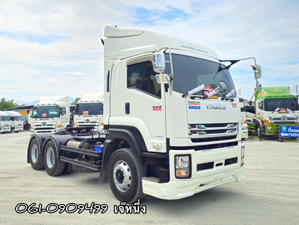 สิบล้อหัวลาก Isuzu Gxz 360 แรงม้า ปี 2566 (3394) สิบล้อหัวลาก Isuzu Gxz 360 แรงม้า ปี 2566 (3394)