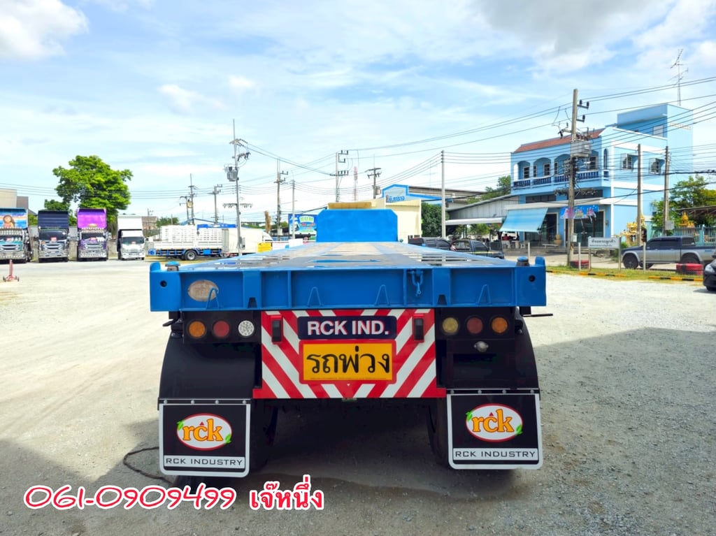 หางเเพื้นเรียบสามเพลา อู่ RCK ปี 2564 (8647)