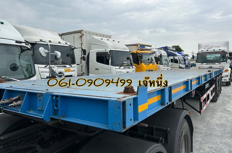 🔥ซื้อคู่หัวหางช่วยดาวน์ 120,000 บาท  หางพื้นเรียบสามเพลา อู่ เสรีชัย ปี 2564 (4380)