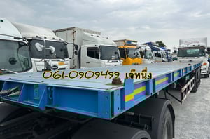 🔥ซื้อคู่หัวหางช่วยดาวน์ 120,000 บาท  หางพื้นเรียบสามเพลา อู่ เสรีชัย ปี 2564 (4380)