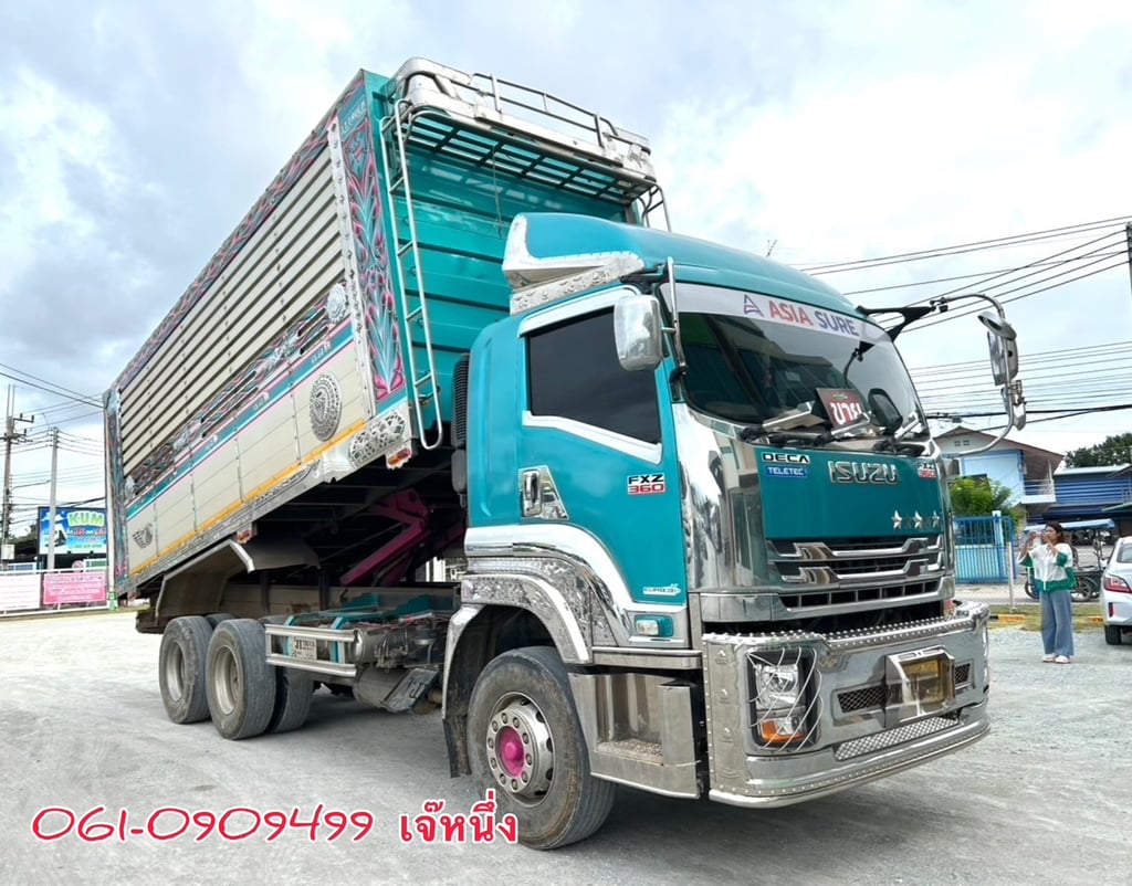 สิบล้อดั้มพ์เดี่ยว Isuzu Fxz 360 แรงม้า ปี 2566 (8073) สิบล้อดั้มพ์เดี่ยว Isuzu Fxz 360 แรงม้า ปี 2566 (8073)