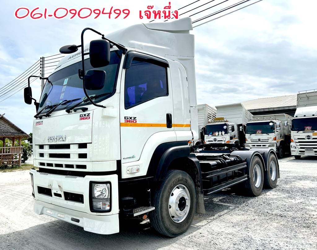 สิบล้อหัวลาก Isuzu Gxz 360 แรงม้า ปี 2555 (6863) สิบล้อหัวลาก Isuzu Gxz 360 แรงม้า ปี 2555 (6863)