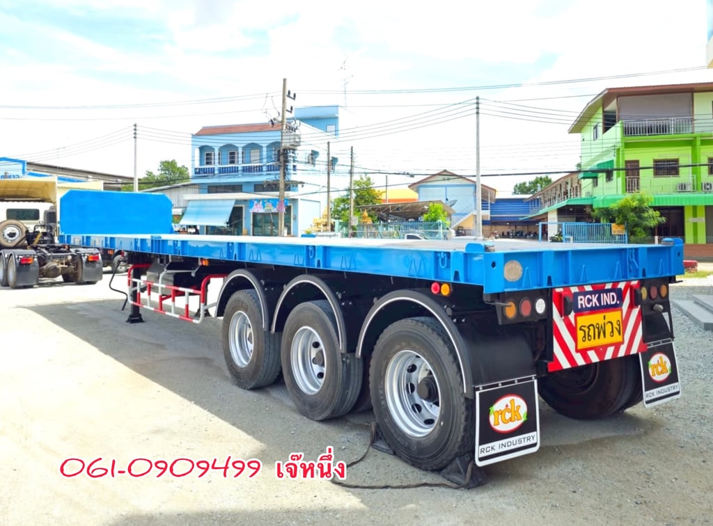 หางเเพื้นเรียบสามเพลา อู่ RCK ปี 2564 (8647)