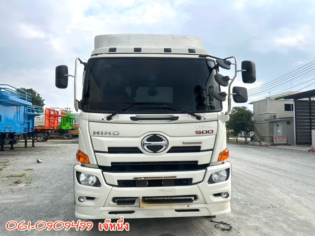 🔥เข้าใหม่ น้องป้ายหัวแดง หัวลากเสริมคานหน้า ลงเล่มแล้ว Hino FG8J 260 แรงม้า ปี 66 (3055)