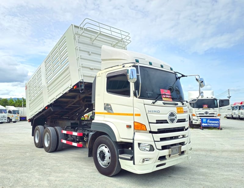 🔥 ไมล์ 9 หมื่นโล 👉สิบล้อดั้มพ์ Hino FM1A  344 แรงม้า ปี 2566 (7371)