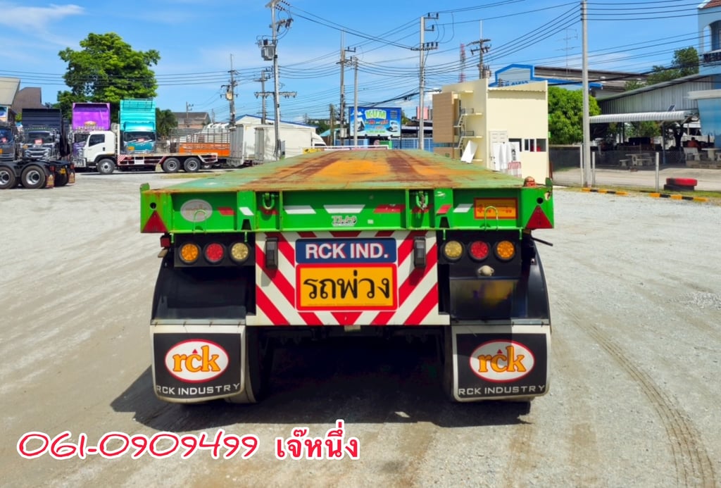 💥โปรขายคู่หัวลาก  ลด 120,000 บาn  หางพื้นเรียบสามเพลา อู่ RCK ปี 2566 (5612)