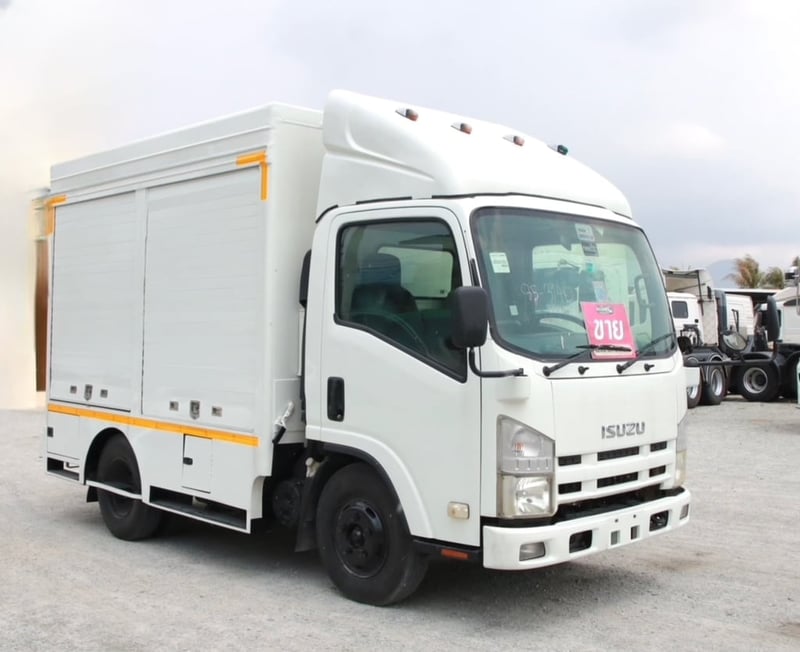 🔥 โอกาสทองของคนอยากมีธุรกิจตัวเอง!  หกล้อ FOOD TRUCK ISUZU NMR 130 แรงม้า ปี 2558 (3140)