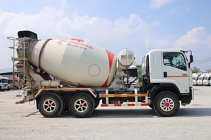 #Vาย สิบล้อโม่ปูน ISUZU FXZ 320 แรง ยังไม่จดทะเบียน (0237) 