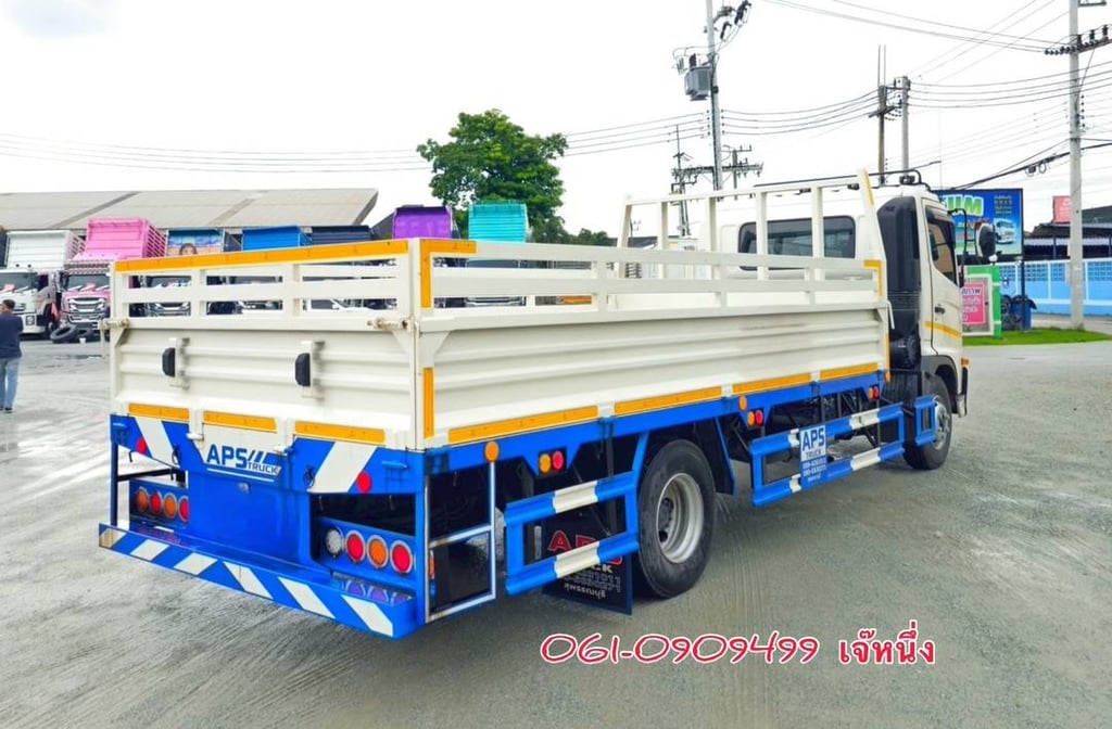 ‼️ ไมล์900km. หกล้อกระบะเว้นช่องติดเครน  Hino FC9J 175 แรงม้า ปี 67 (3859)