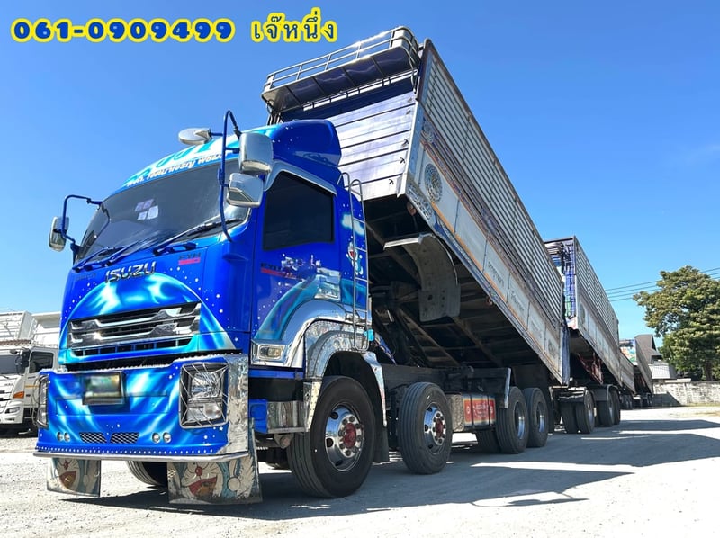 12 ล้อดั้มพ์ ISUZU FYH 360 แรม้า ปี 57 (2501,2502)