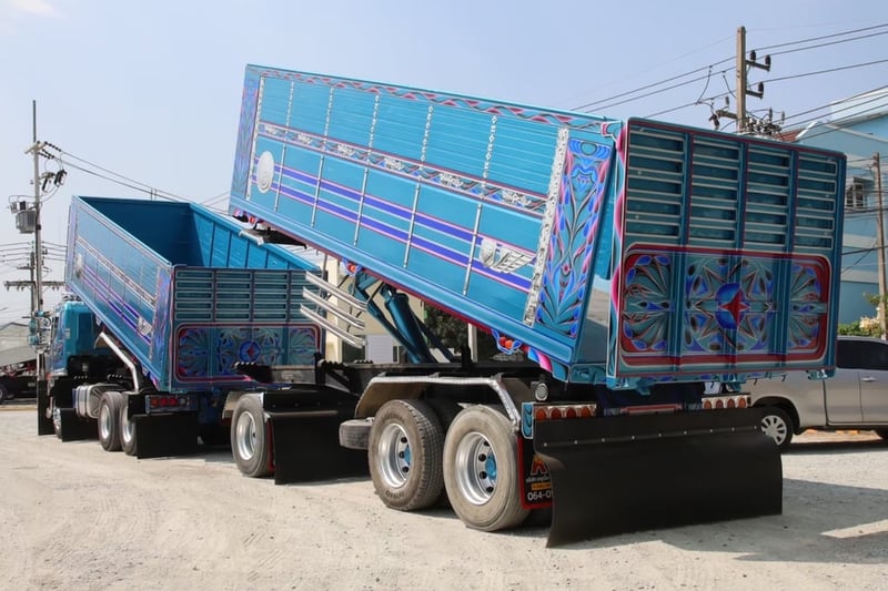 สิบล้อดั้มพ์พ่วง HINO FM2P  380 แรงม้า ยังไม่จดทะเบียน   (2344)