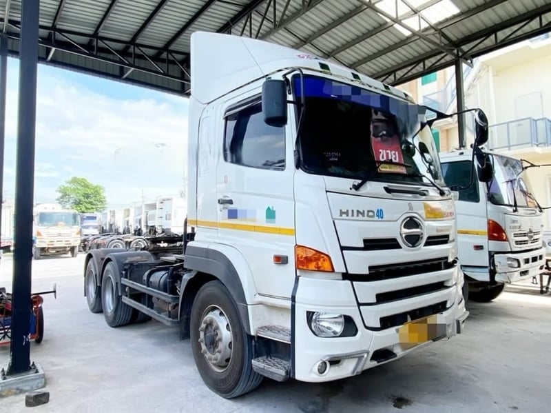 🔥 ขายตัด! ใครช้าคือพลาด ☎️สนใจโทร. 061-0909499  👉สิบล้อหัวลาก Hino Victor  344 แรงม้า ปี 66 (2354)