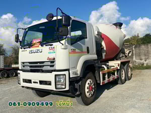 สิบล้อโม่ปูน ISUZU FXZ 320 แรงม้า ผลิตปี 2566 (0237) 
