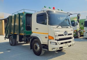👉หกล้อบรรทุกขยะ HINO FG8J  240 แรง ปี 2566 (4084)