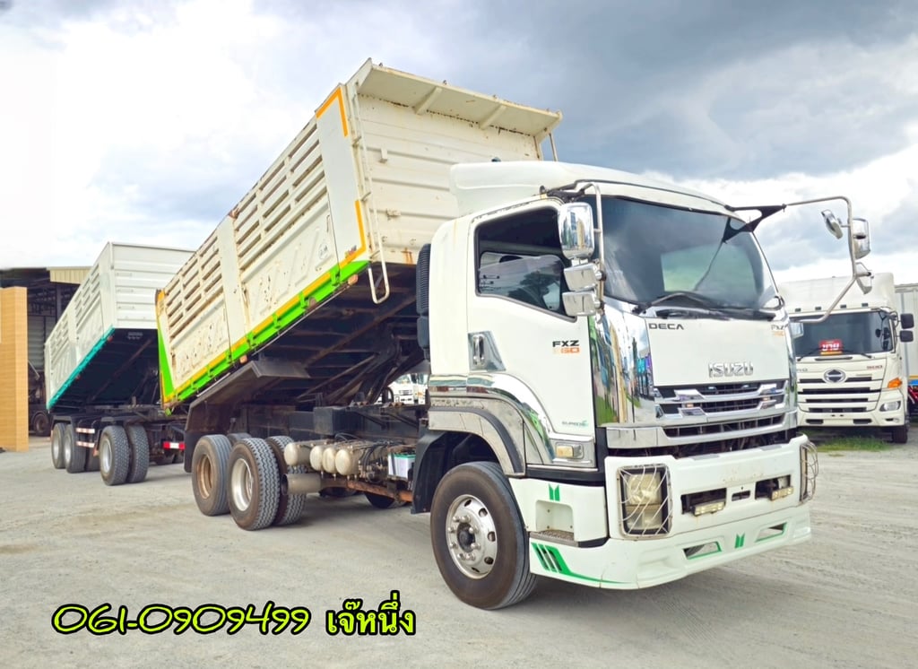 โปรช่วยดาวน์ 6% ของราคารถ สิบล้อดั้มพ์พ่วง ISUZU FXZ 360 แรงม้า ปี 2556 (2374)