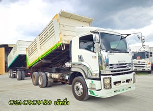 โปรช่วยดาวน์ 6% ของราคารถ สิบล้อดั้มพ์พ่วง ISUZU FXZ 360 แรงม้า ปี 2556 (2374)