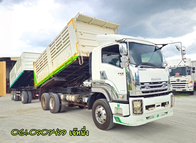 ทุนไม่พอ!! เราช่วยได้🔥🔥 สิบล้อดั้มพ์พ่วง ISUZU FXZ 360 แรงม้า ปี 2556 (2374)