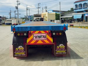 หางพื้นเรียบสามเพลา อู่ WAFA ปี 2565 (8655)