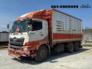สิบล้อกระบะคอก HINO FL8J 260 แรงม้า ปี 2559 (2895)