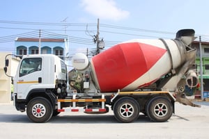 #Vาย สิบล้อโม่ปูน ISUZU FXZ 320 แรง ยังไม่จดทะเบียน (0237) 