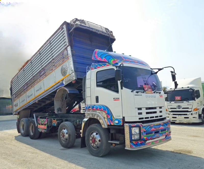 💥 Vายตัดราคาพิเศษ  **เพียง 1,390,000 บาm**  12 ล้อดั้มพ์เกษตร ISUZU FYH  360 แรงม้า ปี 2555 (0856)