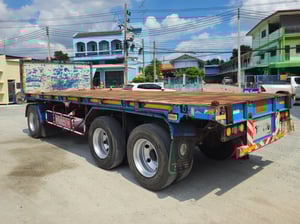 หางพ่วงพื้นเรียบสามเพลา อู่ ซุ่นชัย ปี 2559 (2767)