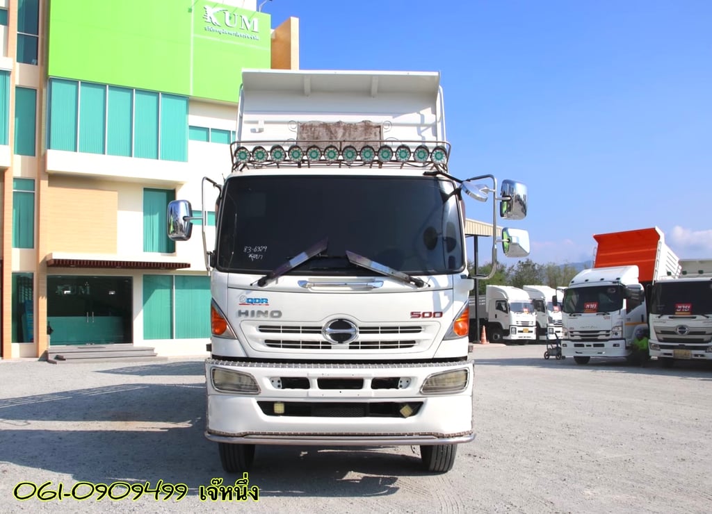 ทุนไม่พอ!! เราช่วยได้🔥โปรช่วยดาวน์ 6% ของราคารถ สิบล้อดั้มพ์พ่วง Hino FM1A  344 แรงม้า ปี 2557 (6379,8972)