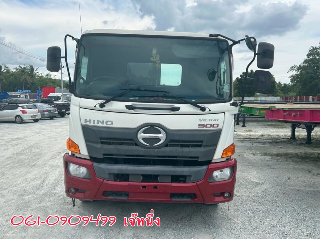💥โปรขายคู่หัวลาก  ลด 120,000 บาn  หัวลากเสริมคานหน้า  ลงเล่มแล้ว Hino FG8J  260 แรงม้า ปี 62 (2335)