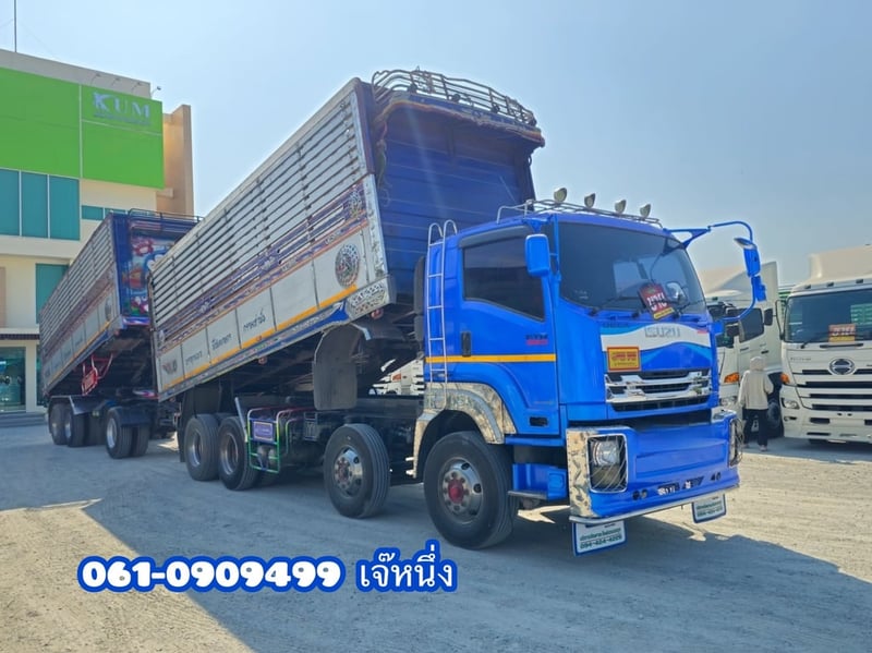 12 ล้อดั้มพ์พ่วงเกษตรชุดใหญ่ ISUZU FYH 360 แรงม้า ปี 2556 (2505,2506)