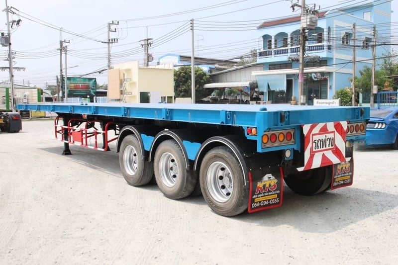 หางพื้นเรียบสามเพลา อู่ สหะกิจ ปี 2561 (5341)