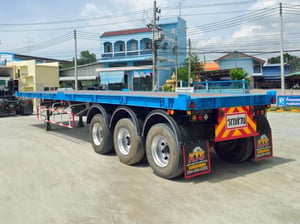 หางพื้นเรียบสามเพลา อู่ WAFA ปี 2565 (8655) หางพื้นเรียบสามเพลา อู่ WAFA ปี 2565 (8655)
