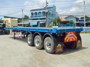 หางพื้นเรียบสามเพลา อู่ WAFA ปี 2565 (8655)