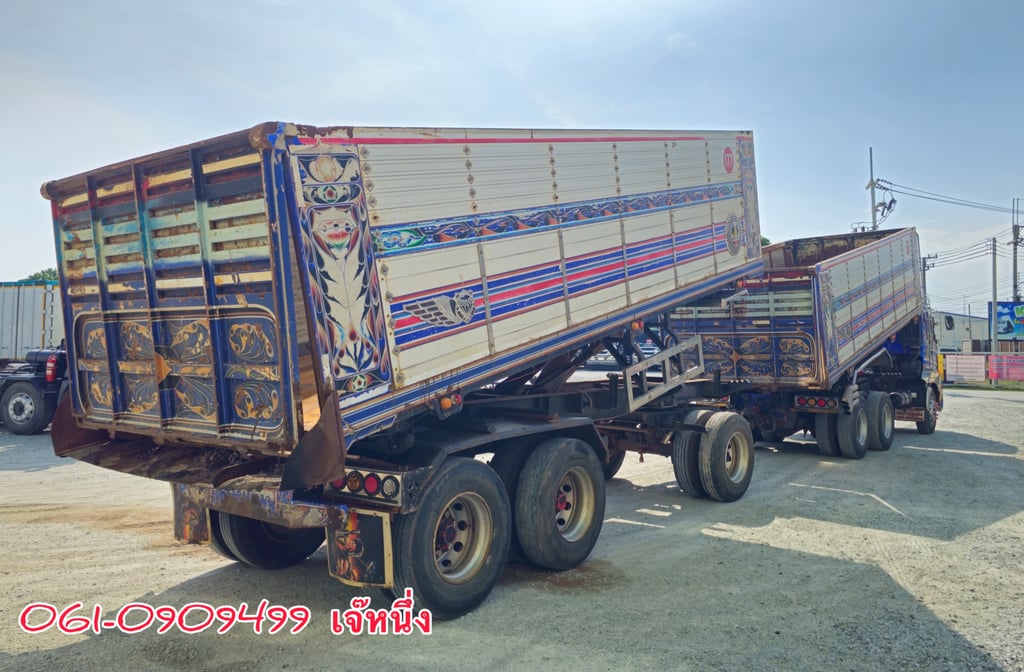 สิบล้อดั้มพ์พ่วง Hino Victor 344 แรงม้า ปี 60 (0063) สิบล้อดั้มพ์พ่วง Hino Victor 344 แรงม้า ปี 60 (0063)