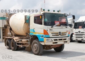 🔥ใครหาอยู่ก็อย่าช้า🔥 โทร.มาเลยตอนนี้ 061-0909499   สิบล้อโม่ปูน HINO FM1A  330 แรง ปี 55-56 (0742)