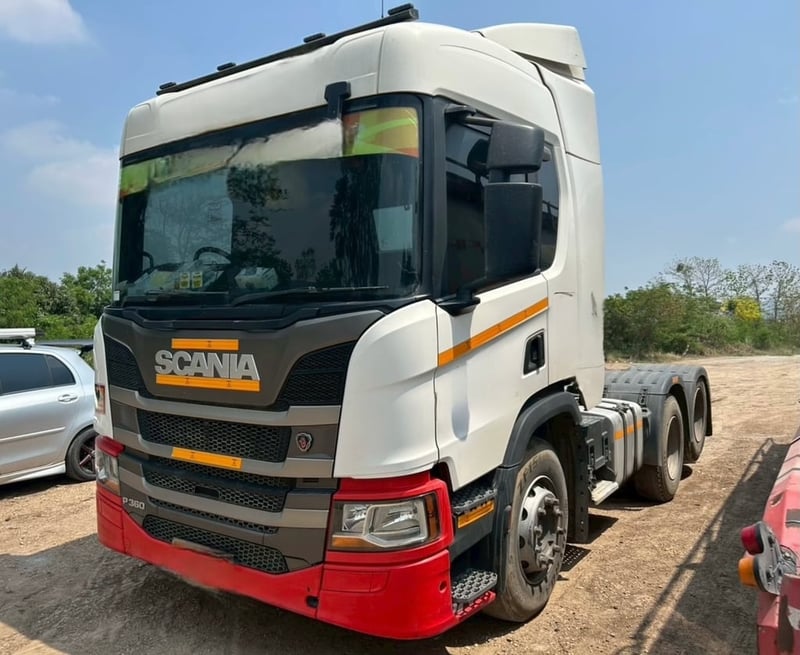 สิบล้อหัวลากเพลาเดียวยกล้อ Scania  P360 แรงม้า ปี 63 (5875)