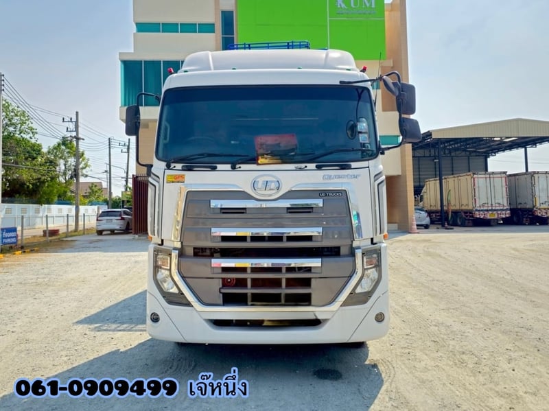 สิบล้อหัวลาก UD GWE 398 แรงม้า ปี 63 (5867) 👉หางเซมิดั้มพ์สองเพลา อู่ BPT ปี 58 (5865)