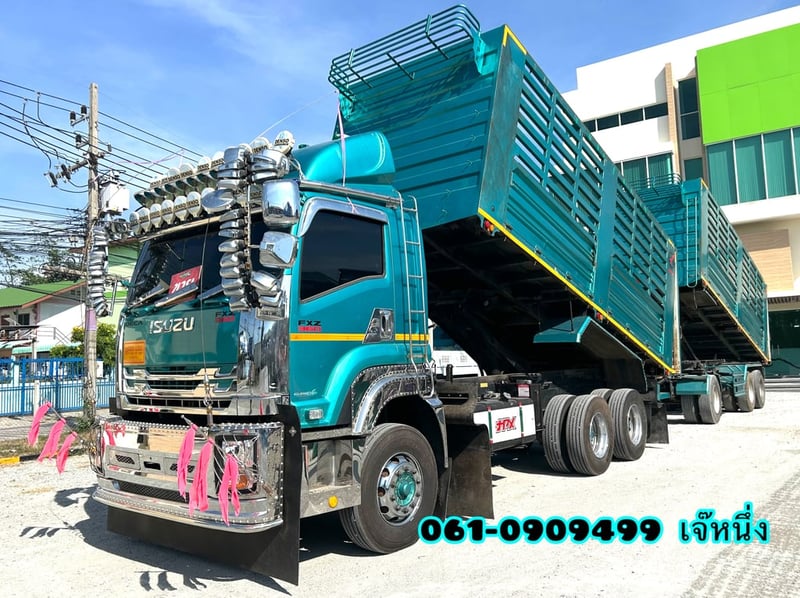 สิบล้อดั้มพ์พ่วง Isuzu Fxz 360 แรงม้า ปี 2566 (5392)