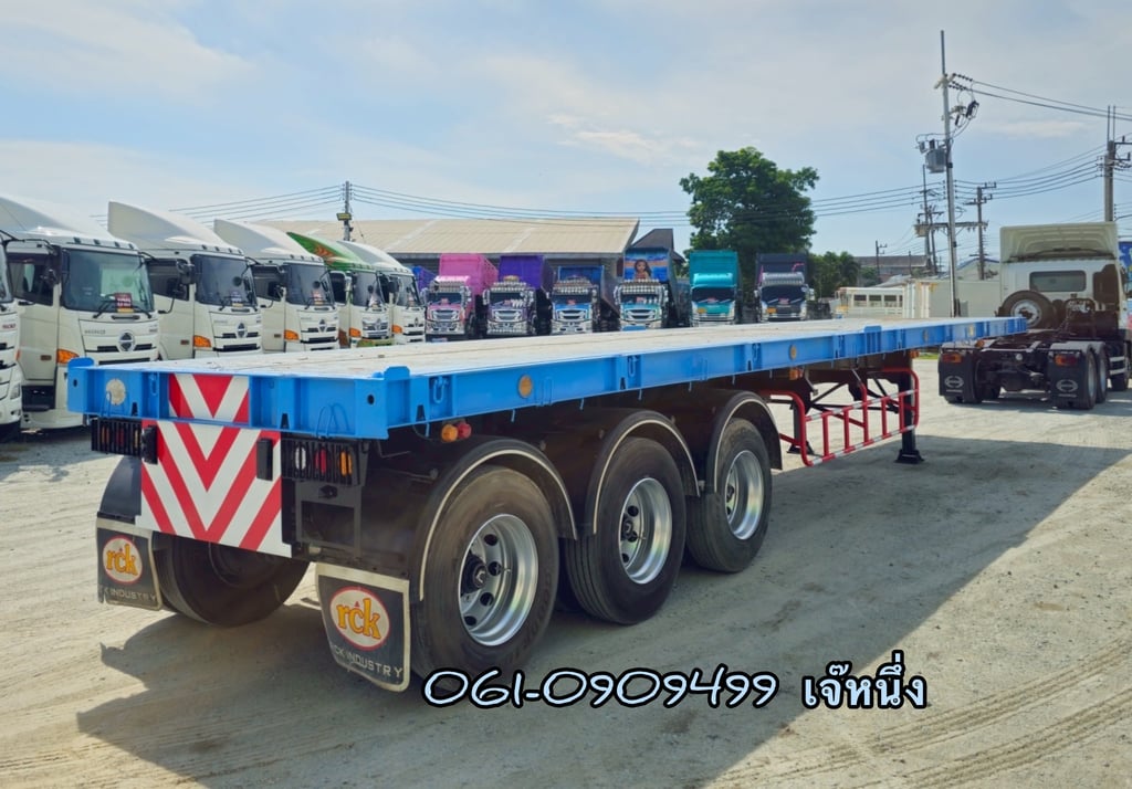 หางพื้นเรียบสามเพลา อู่ RCK ปี 2561 (4437)