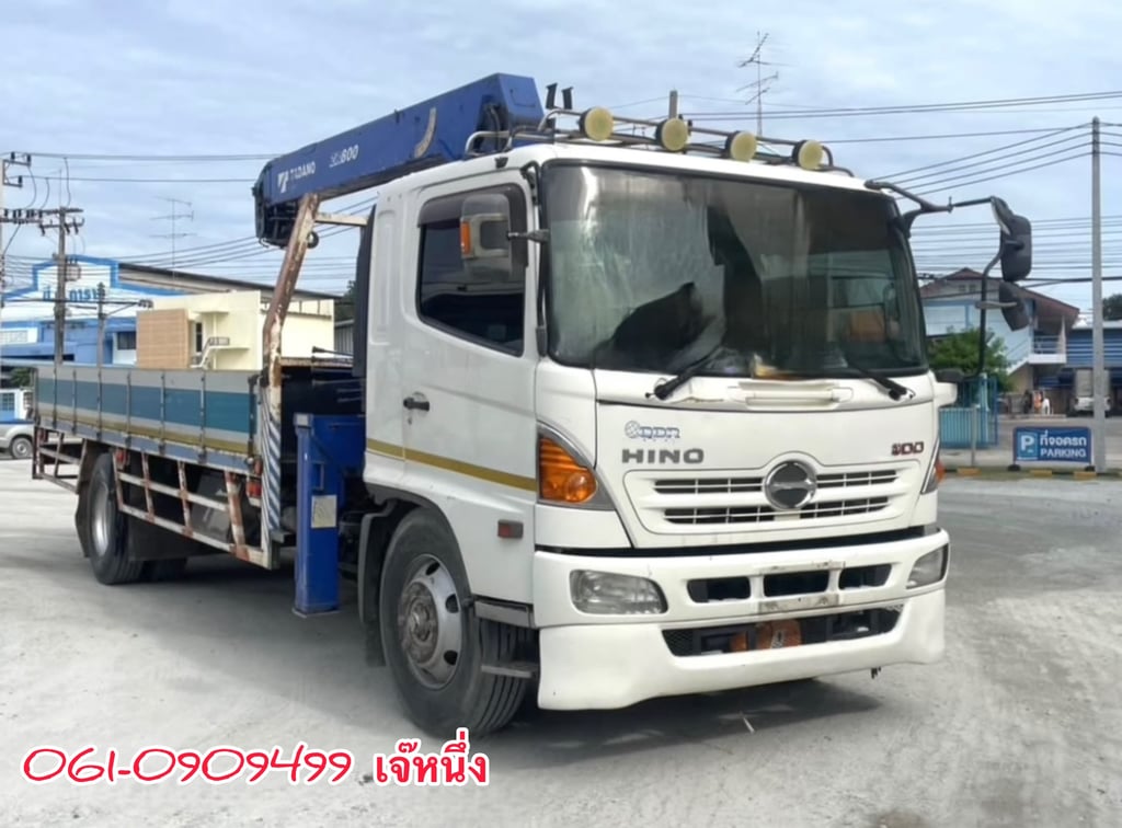 🔥ลดให้สุด หยุดไม่อยู่🔥 หกล้อติดเครน HINO FG8J 212 แรงม้า ปี 2556 (7098) 🔥ลดให้สุด หยุดไม่อยู่🔥 หกล้อติดเครน HINO FG8J 212 แรงม้า ปี 2556 (7098)