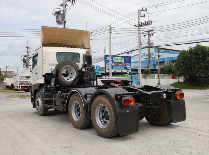 🔥 สิบล้อหัวลาก 380 ไมล์ 26,xxx km. ☎️สนใจโทร. 061-0909499  👉สิบล้อหัวลาก Hino Victor  380 แรงม้า ปี 65 (1796)