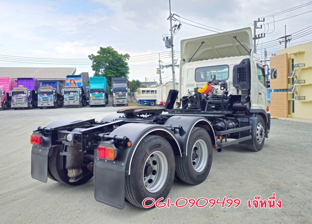 🔥ซื้อคู่หัวหางช่วยดาวน์ 120,000 บาท  หัวลากเสริมคานหน้า ลงเล่มแล้ว Hino FG8J 260 แรงม้า ปี 62 (2335)