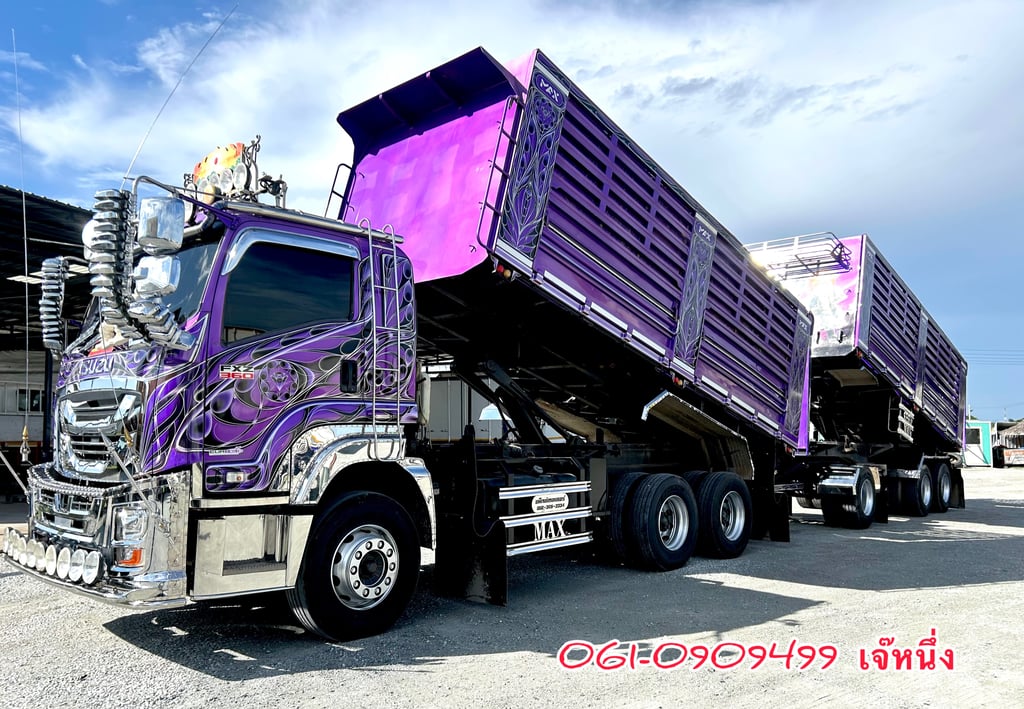 สิบล้อดั้มพ์พ่วง Isuzu Fxz 360 แรงม้า ปี 2566 (9107,9108) สิบล้อดั้มพ์พ่วง Isuzu Fxz 360 แรงม้า ปี 2566 (9107,9108)