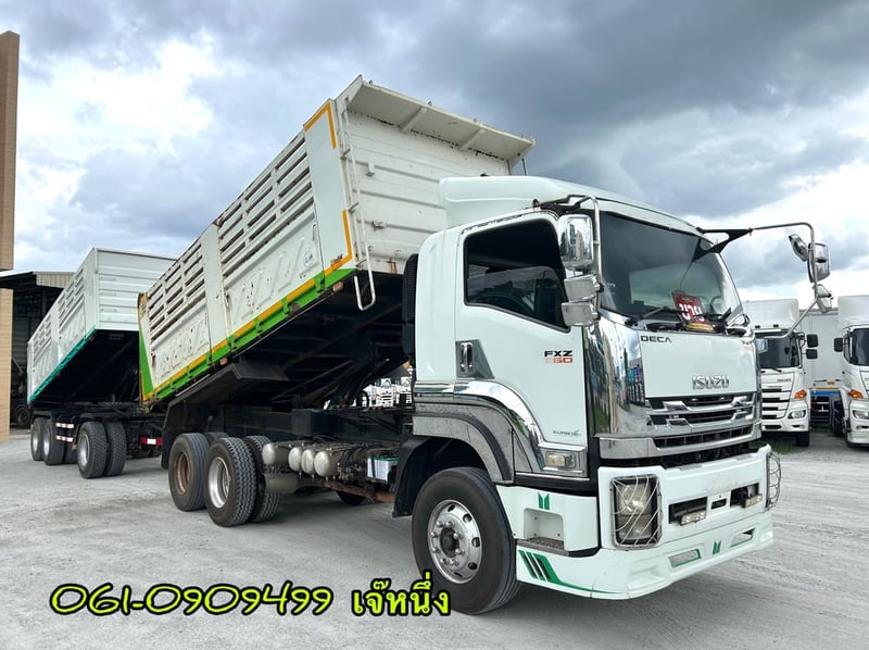 สิบล้อดั้มพ์พ่วง ISUZU FXZ 360 แรงม้า ปี 2556 (2374) สิบล้อดั้มพ์พ่วง ISUZU FXZ 360 แรงม้า ปี 2556 (2374)