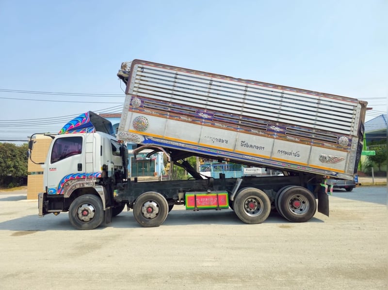 12 ล้อดั้มพ์เกษตร ISUZU FYH  360 แรงม้า ปี 2555 (0856)