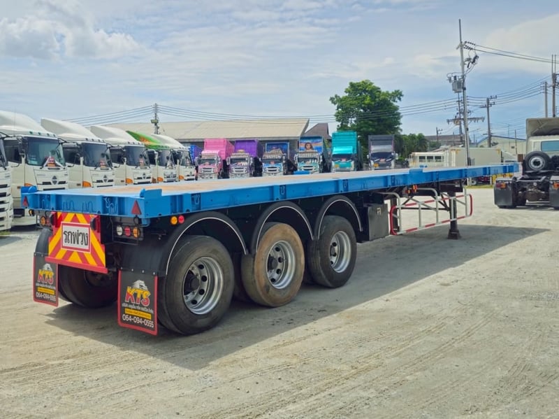 หางพื้นเรียบสามเพลา อู่ WAFA ปี 2565 (8655)