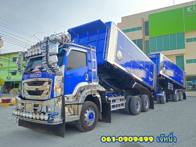 สิบล้อดั้มพ์พ่วง Isuzu Fxz 360 แรงม้า ปี 2566(5236)